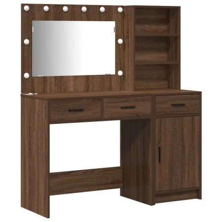 Set de tocador de 2 piezas con LED en madera oscura von , Schlafzimmerkommoden - Ref: Foro24-3334269, Preis: 190,80 €, Rabatt...