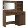 Set de tocador de 2 piezas con LED en madera oscura von , Schlafzimmerkommoden - Ref: Foro24-3334269, Preis: 190,80 €, Rabatt...