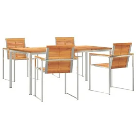 Conjunto de 5 piezas Juego de Comedor de Jardín
