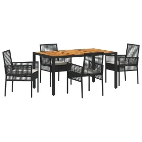 Juego de Comedor de Jardín de 5 Piezas con