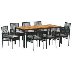 Conjunto de Comedor de Jardín de 9 Piezas con