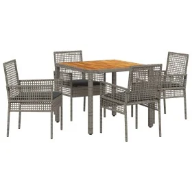 Conjunto de Comedor de Jardín de 5 Piezas con