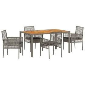 Conjunto de Comedor de Jardín de 5 Piezas con