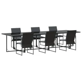 Conjunto de Comedor de Jardín de 9 Piezas con