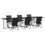 Conjunto de Comedor de Jardín de 9 Piezas con Cojines de Acero y Textileno | Foro24.es | Tu tienda online para hogar, jardín y más Foro24.es