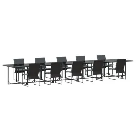 Conjunto de Comedor de Jardín de 15 Piezas con