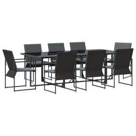 Juego de Comedor de Jardín de 10 Piezas con