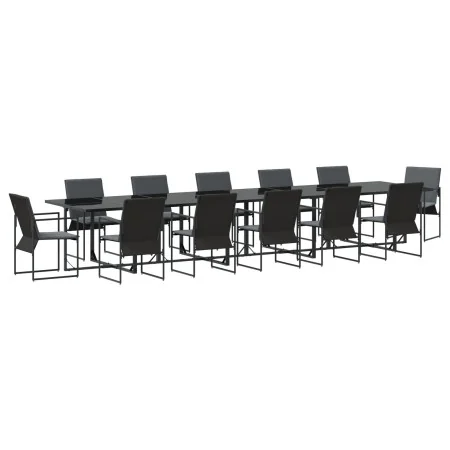Set de Comedor de Jardín de 16 Piezas con Cojines de Acero y Textileno | Foro24.es | Tu tienda online para hogar, jardín y más Foro24.es