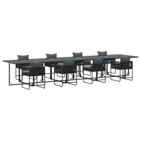 Juego de Comedor de Jardín de 12 Piezas con
