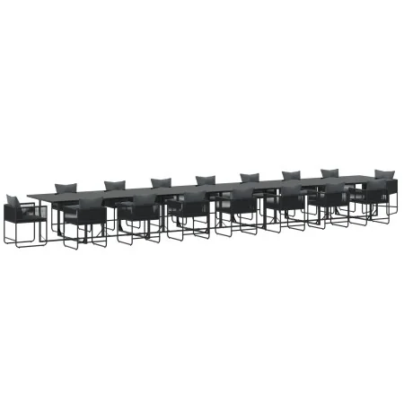 Conjunto de Comedor de Jardín de 22 Piezas con Cojines de Acero y Ratán Sintético de | Foro24.es | Tu tienda online para hogar, jardín y más Foro24.es