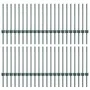 Postes de cercas 44 pcs U-Channel Verde 100 cm Acero | Foro24.es | Tu tienda online para hogar, jardín y más Foro24.es