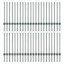 Postes de cerca 44 pcs U-Channel Verde 120 cm Acero | Foro24.es | Tu tienda online para hogar, jardín y más Foro24.es