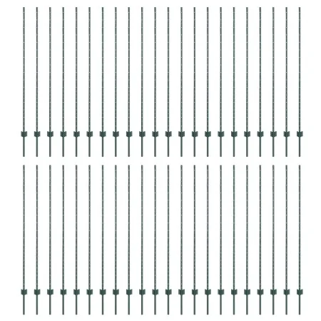44 piezas Postes de Cerca Metálicos en Forma de U Verde von , Zaunpfosten - Ref: Foro24-3335925, Preis: 249,97 €, Rabatt: -5%%