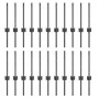 Postes de Cerca 22 pcs U-Channel Gris 80 cm Acero | Foro24.es | Tu tienda online para hogar, jardín y más Foro24.es