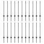 Postes de cerca 22 pcs U-Channel Gris 120 cm de acero | Foro24.es | Tu tienda online para hogar, jardín y más Foro24.es