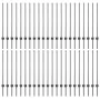 Postes de Cerca 88 pcs en U Gris 140 cm Acero | Foro24.es | Tu tienda online para hogar, jardín y más Foro24.es