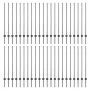 Postes de Cercas 88 pcs U-Channel Gris 160 cm Acero | Foro24.es | Tu tienda online para hogar, jardín y más Foro24.es