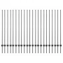 Postes de cerca 44 pcs U-Channel Gris 180 cm Acero | Foro24.es | Tu tienda online para hogar, jardín y más Foro24.es