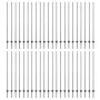 Postes de Cerca 88 pcs Canal U Gris 200 cm Acero | Foro24.es | Tu tienda online para hogar, jardín y más Foro24.es
