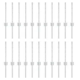 Postes de Cerca 22 pcs U-Channel Plata 80 cm Acero