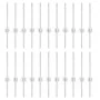 Postes de Cerca 22 pcs U-Channel Plata 80 cm Acero | Foro24.es | Tu tienda online para hogar, jardín y más Foro24.es