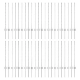 Comprar Postes de Cerca 44 pcs U-Channel Plata