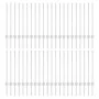 Postes de Cerca 44 pcs U-Channel Plata 120 cm Acero | Foro24.es | Tu tienda online para hogar, jardín y más Foro24.es