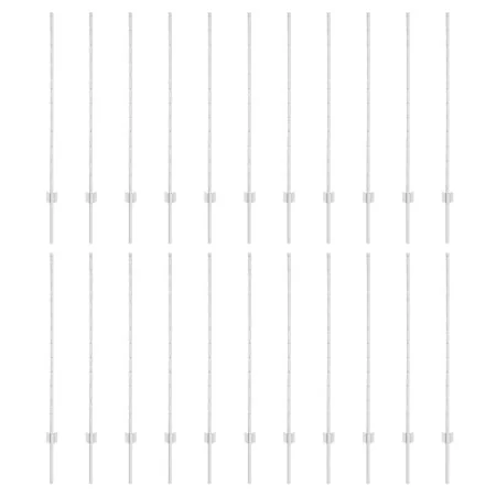 Postes de cercas 44 pcs U-Channel Plata 160 cm Acero | Foro24.es | Tu tienda online para hogar, jardín y más Foro24.es