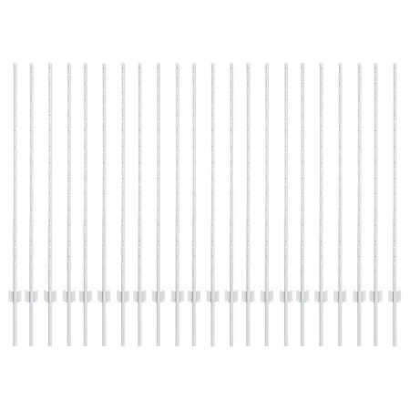 Postes de cercas 44 pcs canal en U plateado 180 cm de acero | Foro24.es | Tu tienda online para hogar, jardín y más Foro24.es