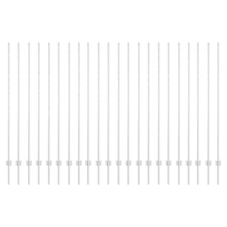 Postes de cercas 44 pcs U-Channel Plata 200 cm Acero | Foro24.es | Tu tienda online para hogar, jardín y más Foro24.es