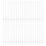 Postes de Cerca 88 pcs U-Channel Plateado 200 cm Acero | Foro24.es | Tu tienda online para hogar, jardín y más Foro24.es