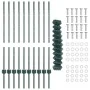 Cerca de Malla de Eslabones con 10 postes en U Verde 1x10 m Acero by , fence posts - Ref: Foro24-3336240, Price: 101,25 €, Di...