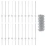 Cerca de Malla con 22 postes U Plateada 0.6x25 m Acero | Foro24.es | Tu tienda online para hogar, jardín y más Foro24.es