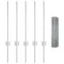 Juego de Vallas de Jardín Pack de 2 Plata galvanizada | Foro24.es | Tu tienda online para hogar, jardín y más Foro24.es