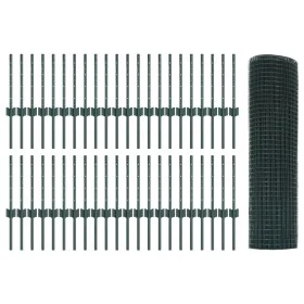 Cerca de Malla Soldada con 44 Poste U Verde 0.4x100 m Acero by , fence posts - Ref: Foro24-3336528, Price: 197,87 €, Discount...