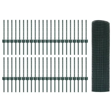 Cerca de Alambre Soldado con 44 Poste U Verde 0.4x100 m Acero by , fence posts - Ref: Foro24-3336531, Price: 185,02 €, Discou...