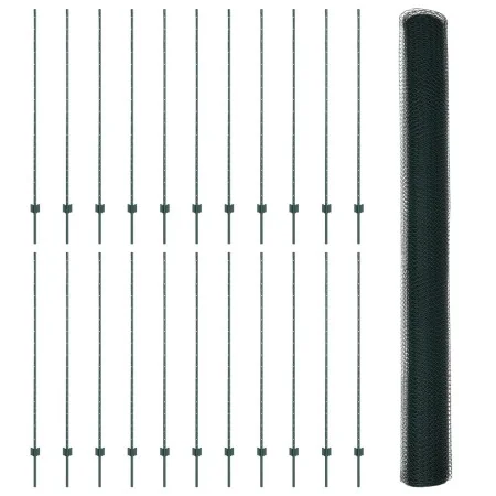 Publicaciones de Cerca 11 pcs U-Channel Verde 150 cm de Acero, Cerca Hexagonal Verde 1.5x50 m de Acero | Foro24.es | Tu tienda online para hogar, jardín y más Foro24.es