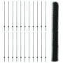 Postes de Valla 11 pcs U-Channel Verde 150 cm Acero, Valla Hexagonal Verde 1.5x50 m Acero | Foro24.es | Tu tienda online para hogar, jardín y más Foro24.es