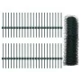 Postes de Cerca 11 pcs U-Channel Verde 40 cm Acero, Cerca Hexagonal Verde 0.4x100 m Acero by , fence posts - Ref: Foro24-3336...