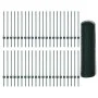 Postes de Cerca 11 pcs U-Channel Verde 80 cm Acero, Cerca Hexagonal Verde 0,8x100 m Acero | Foro24.es | Tu tienda online para hogar, jardín y más Foro24.es
