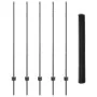 Postes de Cerca 10 pcs U-Channel Gris 140 cm Acero, Cerca Hexagonal Gris 1.4x10 m Acero | Foro24.es | Tu tienda online para hogar, jardín y más Foro24.es