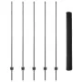 Postes para Cerca 10 pcs U-Channel Gris 160 cm Acero, Cerca Hexagonal Gris 1.6x10 m Acero | Foro24.es | Tu tienda online para hogar, jardín y más Foro24.es