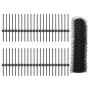 Posts de Cerca 11 pcs U-Channel Gris 40 cm Acero, Cerca Hexagonal Gris 0,4x100 m Acero | Foro24.es | Tu tienda online para hogar, jardín y más Foro24.es