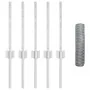 Poste de cerca 5 pcs U-Channel 40 cm Acero Galvanizado, Cerca Hexagonal 0.4 x 10 m Acero Galvanizado | Foro24.es | Tu tienda online para hogar, jardín y más Foro24.es