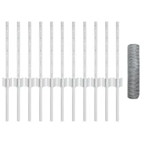 Comprar Postes de Cerca 11 pcs U-Channel 40 cm