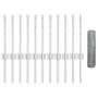 Postes de Cerca 11 pcs U-Channel 40 cm Acero Galvanizado, Cerca Hexagonal 0,4x25 m Acero Galvanizado | Foro24.es | Tu tienda online para hogar, jardín y más Foro24.es