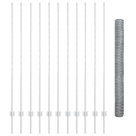 Set de Cerca de Jardín Galvanizado Set de 2 Acero Galvanizado | Foro24.es | Tu tienda online para hogar, jardín y más Foro24.es