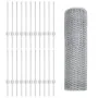 Postes de Cerca 11 pcs U-Channel 60 cm Acero Galvanizado, Cerca Hexagonal 0.6x50 m Acero Galvanizado | Foro24.es | Tu tienda online para hogar, jardín y más Foro24.es