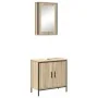 Juego de Muebles de Baño de 2 Piezas en Roble Sonoma de Madera Ingenierida | Foro24.es | Tu tienda online para hogar, jardín y más Foro24.es