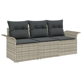 Conjunto de Sofá de Jardín de 3 Piezas con